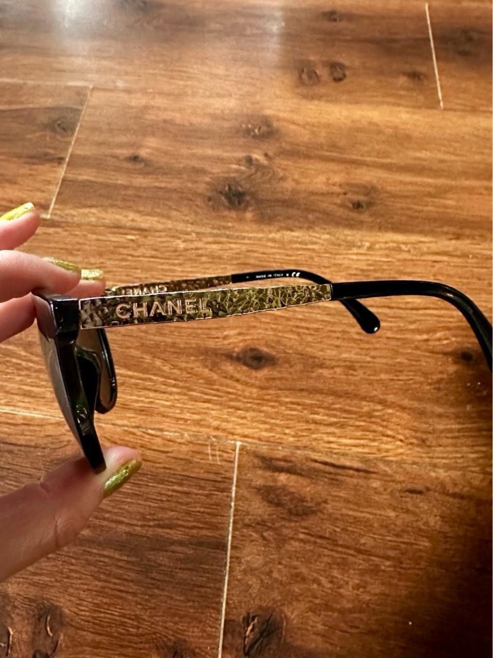 CHANEL Acetate Metal Pantos Sunglasses 5440-A